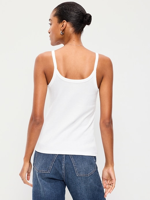 Image number 2 showing, Pointelle Cami Tank Top