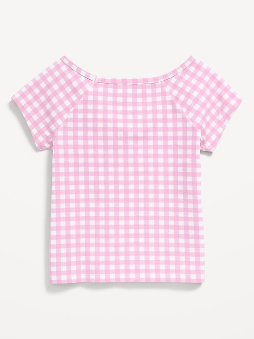 Image number 3 showing, Fitted Off-Shoulder Top for Girls