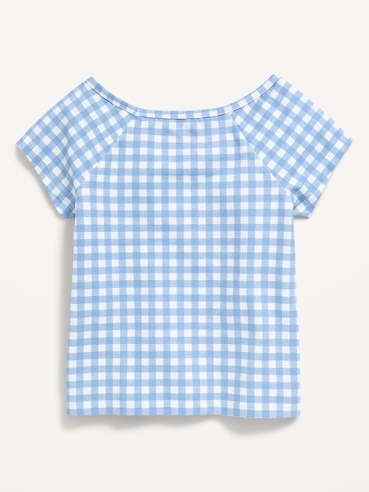 Image number 3 showing, Fitted Off-Shoulder Top for Girls