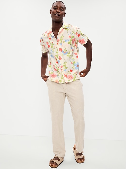 Image number 3 showing, Short-Sleeve Printed Camp Shirt