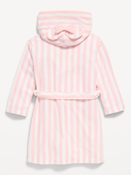 Image number 2 showing, Disney© Cozy Microfleece Unisex Hooded Robe for Toddler & Baby