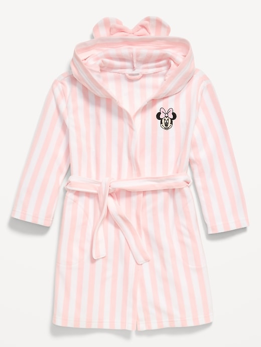 Image number 1 showing, Disney© Cozy Microfleece Unisex Hooded Robe for Toddler & Baby