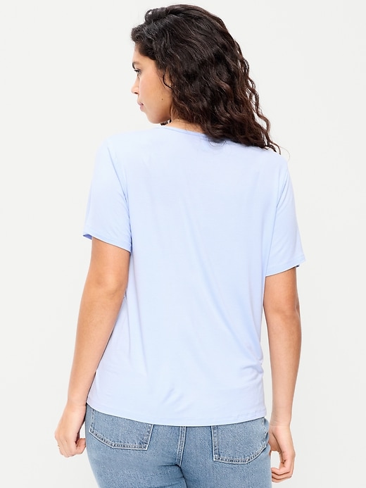 Image number 6 showing, Luxe V-Neck T-Shirt