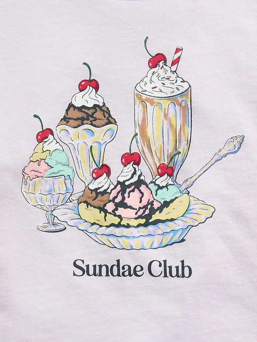 Image number 2 showing, Short-Sleeve Graphic T-Shirt for Girls