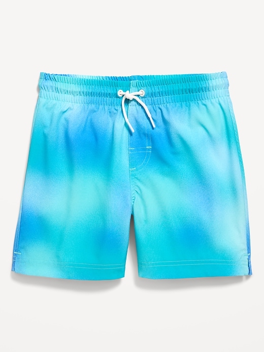 Image number 1 showing, Printed Swim Trunks for Boys