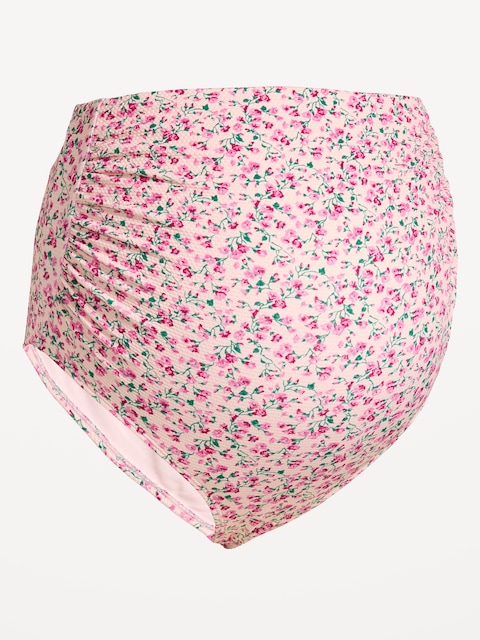 Maternity High-Waisted Swim Bottoms