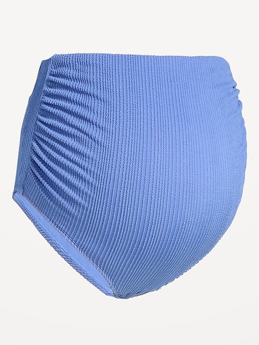 Image number 2 showing, Maternity High-Waisted Swim Bottoms