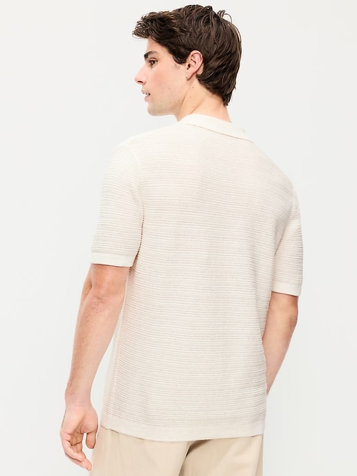 Image number 2 showing, Short-Sleeve Sweater Shirt
