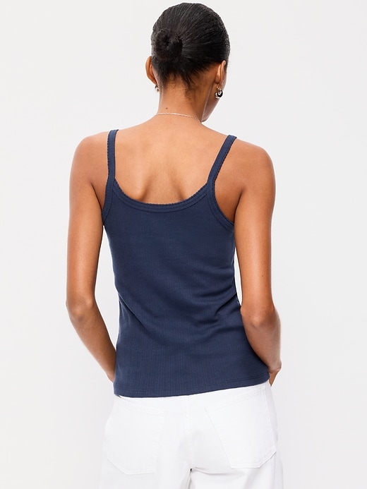 Image number 2 showing, Pointelle Cami Tank Top