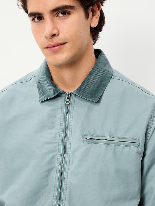 Image number 4 showing, Cropped Canvas Barn Jacket
