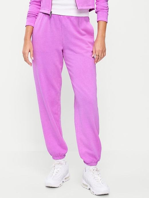 Image number 2 showing, High-Waisted Fleece Jogger
