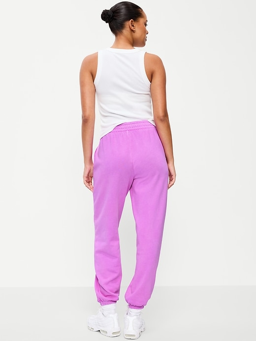 Image number 3 showing, High-Waisted Fleece Jogger