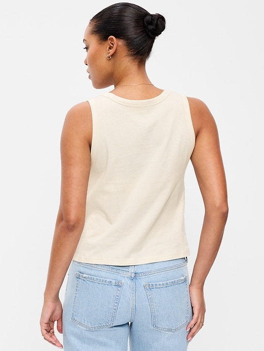Image number 2 showing, Relaxed Scoop-Neck Tank Top