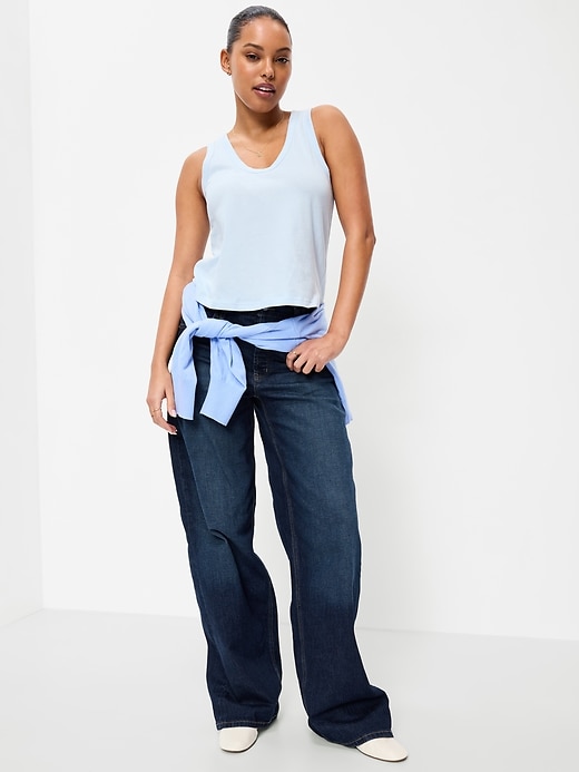 Image number 3 showing, Relaxed Scoop-Neck Tank Top