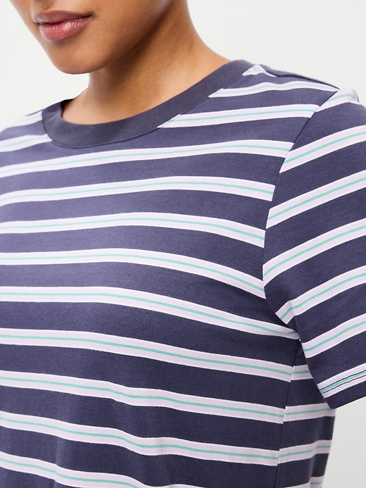 Image number 3 showing, Vintage Crew-Neck Mini T-Shirt Dress