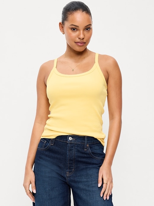 Image number 1 showing, Rib-Knit Cami Tank Top