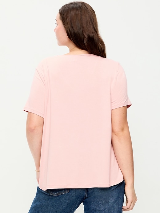Image number 8 showing, Luxe V-Neck T-Shirt