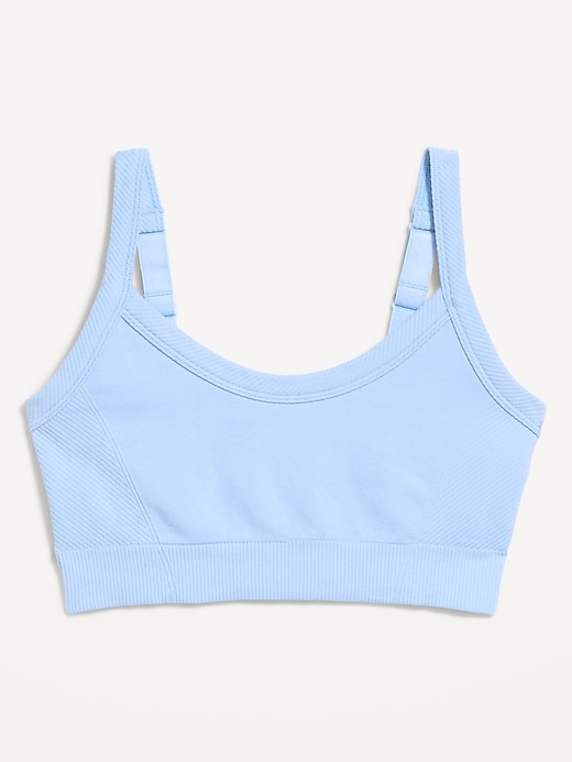 Image number 4 showing, Light Support Fluid Seamless Ribbed Sports Bra