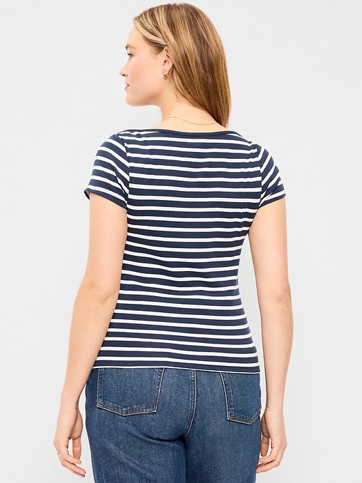 Image number 6 showing, Snug Boat-Neck T-Shirt