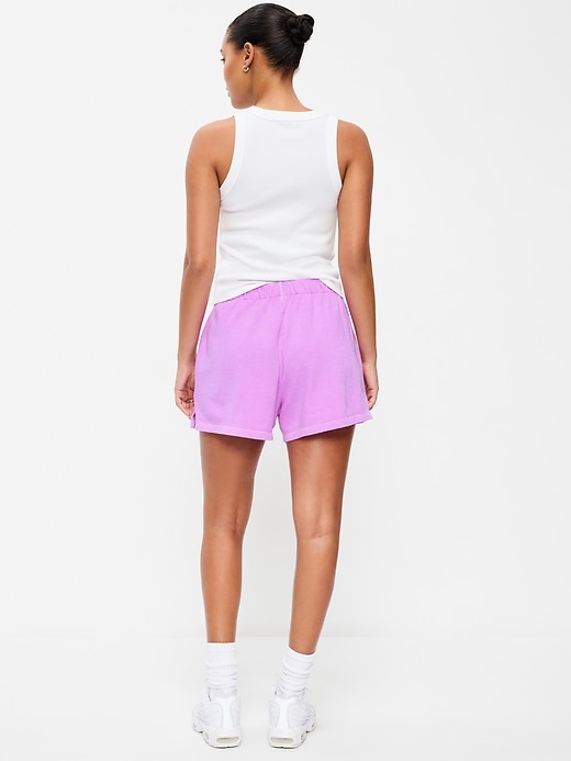 Image number 3 showing, High-Waisted Loose Logo Shorts -- 3-inch inseam