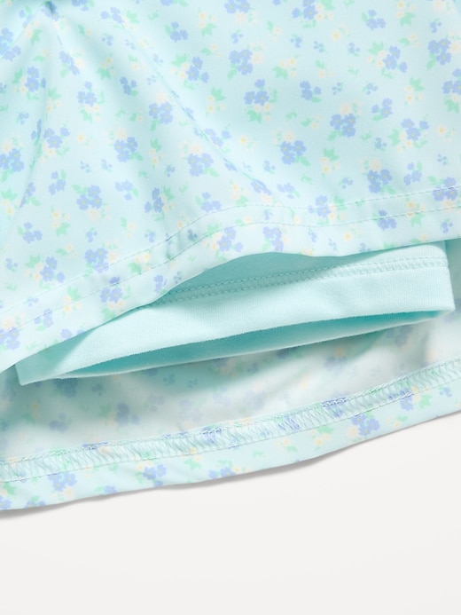 Image number 5 showing, High-Waisted StretchTech Performance Shorts for Girls