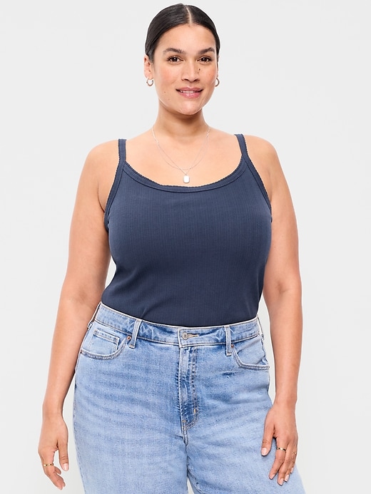 Image number 8 showing, Pointelle Cami Tank Top