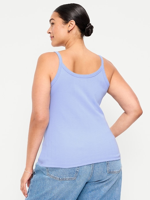 Image number 9 showing, Pointelle Cami Tank Top