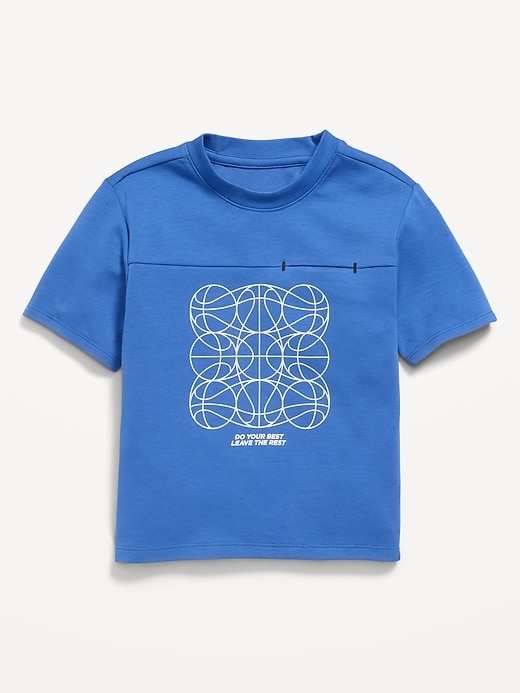 Image number 1 showing, Dynamic Fleece Oversized Pocket T-Shirt for Toddler Boys