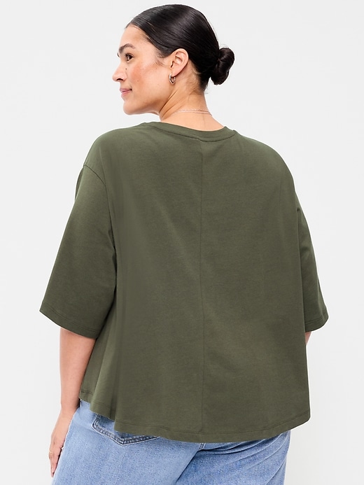 Image number 8 showing, Short-Sleeve Trapeze T-Shirt