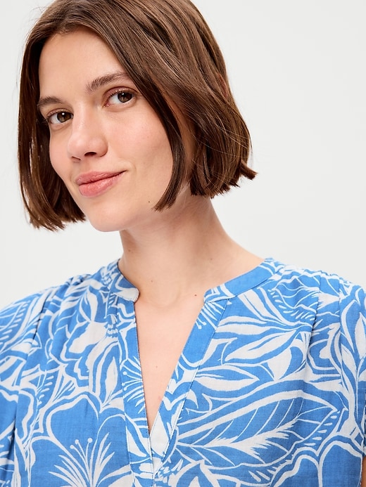 Image number 4 showing, Short-Sleeve Popover Top