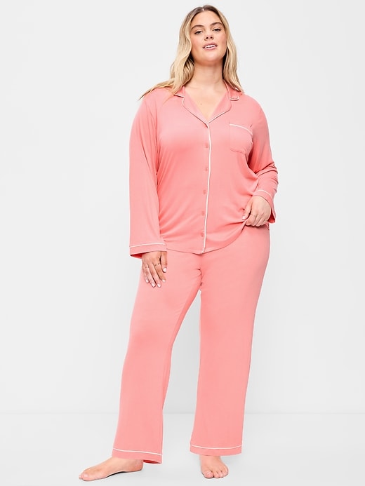 Image number 6 showing, Sunday Sleep Knit Jersey Pant Set