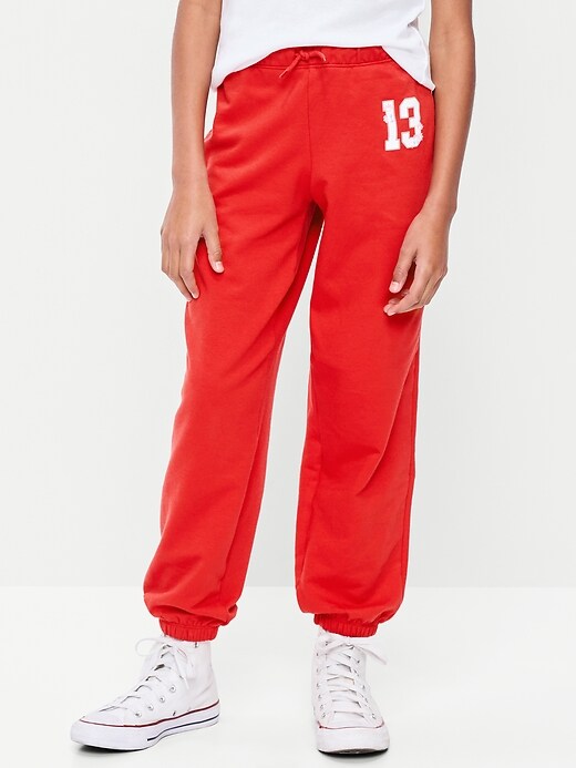 Image number 1 showing, Favorite Fleece High-Waisted Jogger Sweatpants for Girls
