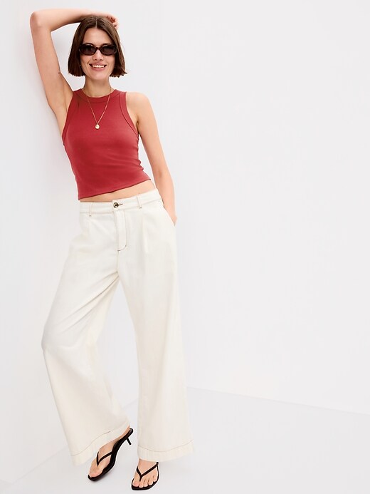 Image number 3 showing, Snug Crop Tank Top