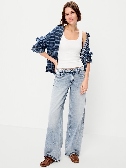 Image number 3 showing, Hug Double-Layer Scoop-Neck Tank Top