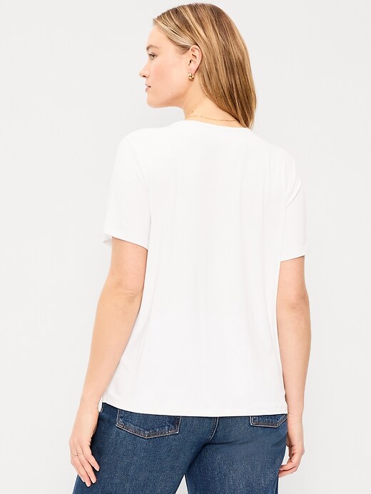 Image number 4 showing, Luxe V-Neck T-Shirt