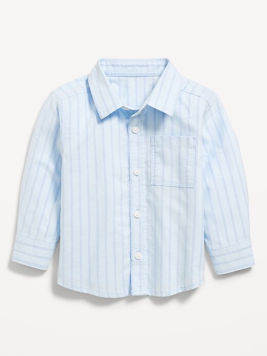 Image number 1 showing, Long-Sleeve Oxford Shirt for Toddler Boys
