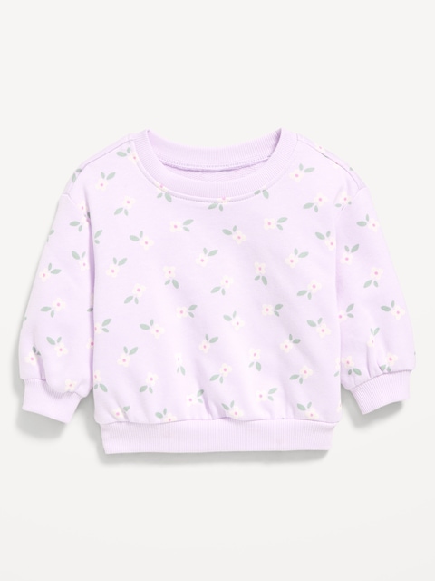 Printed Crew-Neck Sweatshirt for Baby