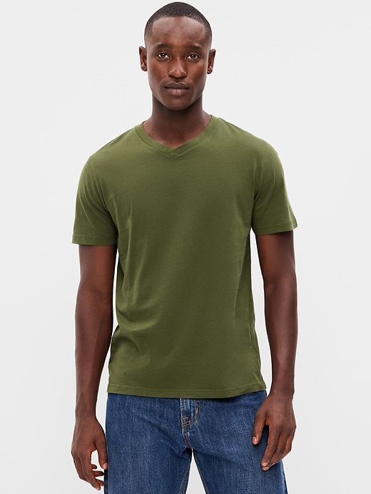 Image number 1 showing, V-Neck T-Shirt