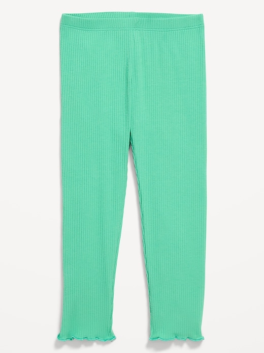 Image number 1 showing, Rib-Knit Full-Length Leggings for Toddler Girls