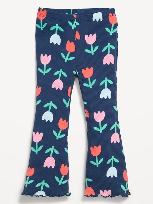 Image number 1 showing, Ribbed Flare Leggings for Toddler Girls