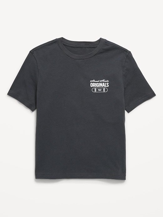 L'image numéro 1 présente T-shirt à manches courtes à imprimé pour garçon