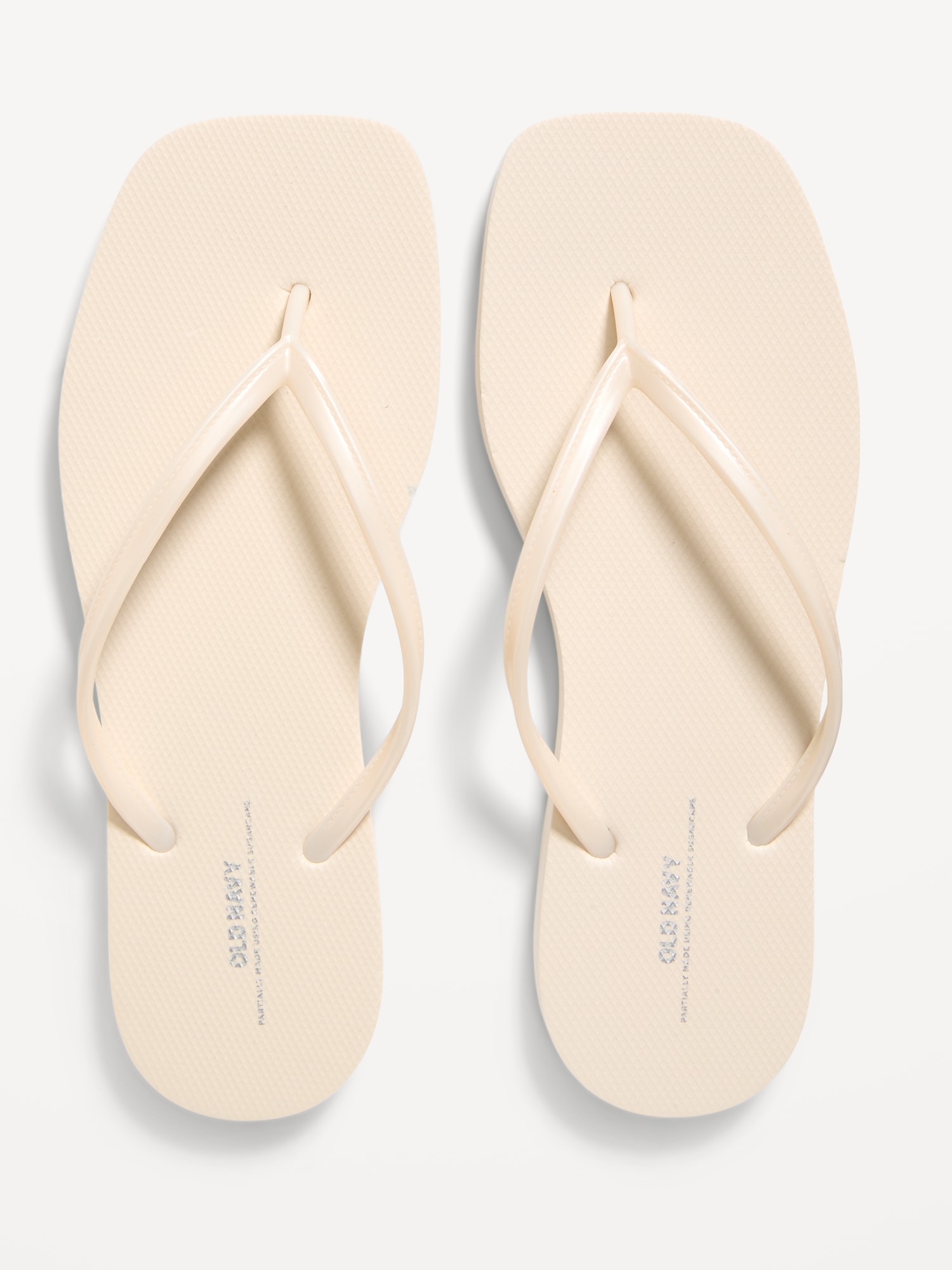 Square Toe Flip-Flop Sandals
