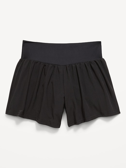 Image number 4 showing, High-Waisted StretchTech Performance Shorts for Girls