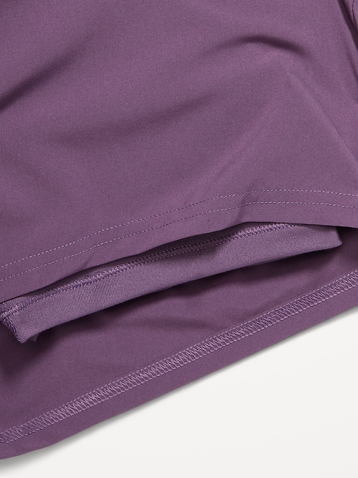 Image number 4 showing, High-Waisted StretchTech Performance Shorts for Girls