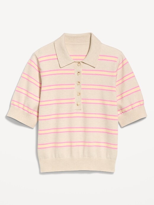Image number 3 showing, SoSoft Lite Short-Sleeve Cropped Polo