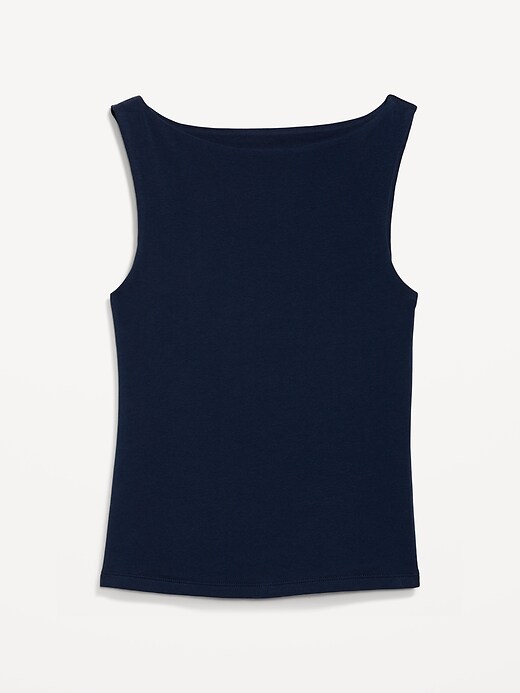 Image number 4 showing, Hug Double-Layer Boat-Neck Top