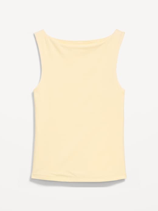 Image number 4 showing, Hug Double-Layer Boat-Neck Top