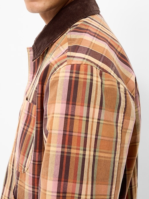 Image number 4 showing, Loose Canvas Workwear Jacket