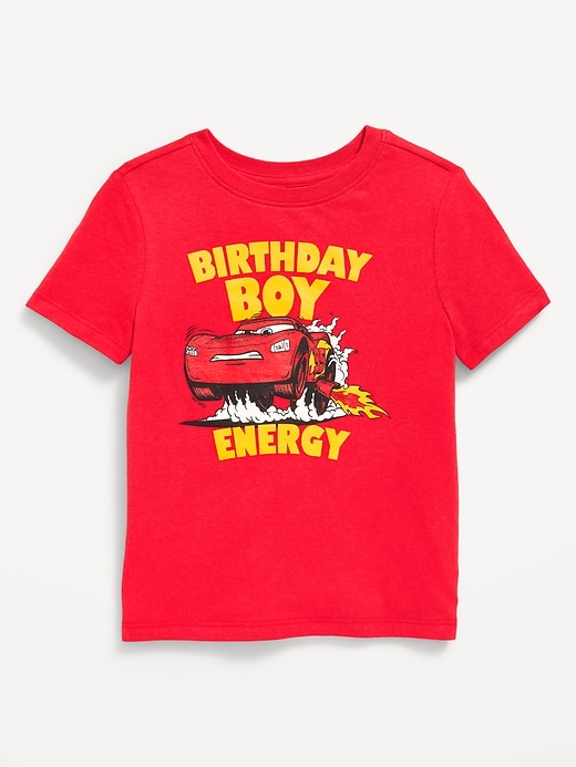 Image number 1 showing, Disney/Pixar© Birthday Graphic T-Shirt for Toddler Boys