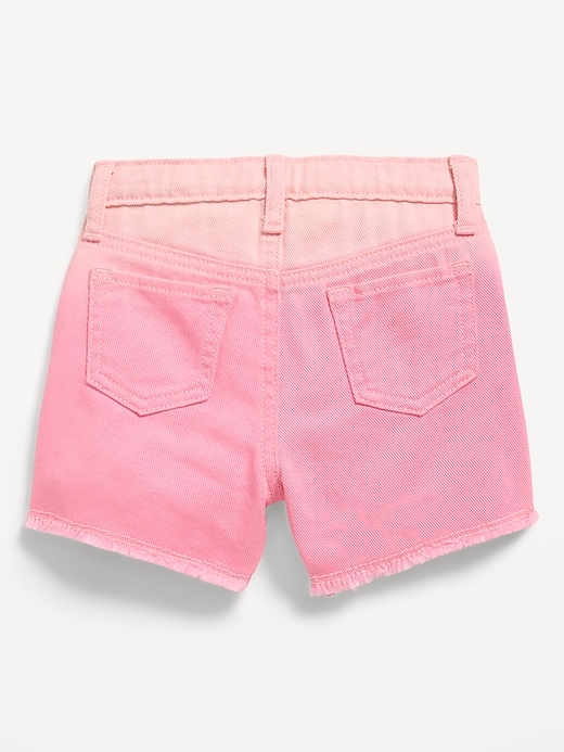 Image number 2 showing, Frayed-Hem Twill Shorts for Toddler Girls
